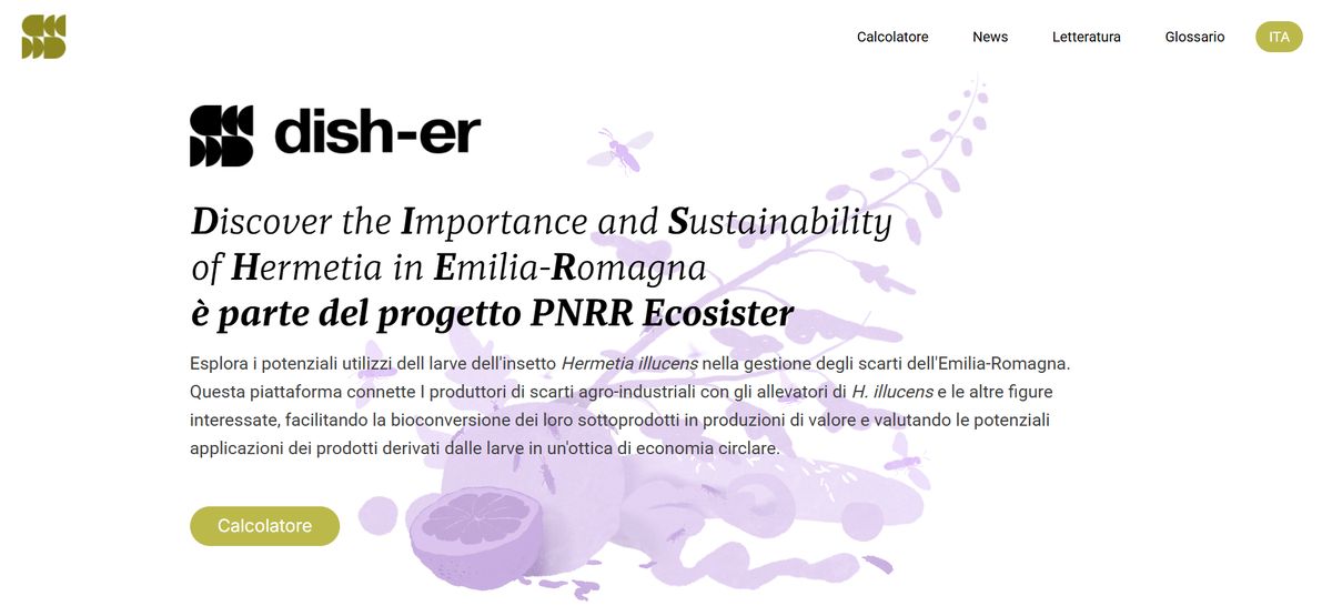La home di dish-er: Discover the Importance and Sustainability of Hermetia in Emilia-Romagna
